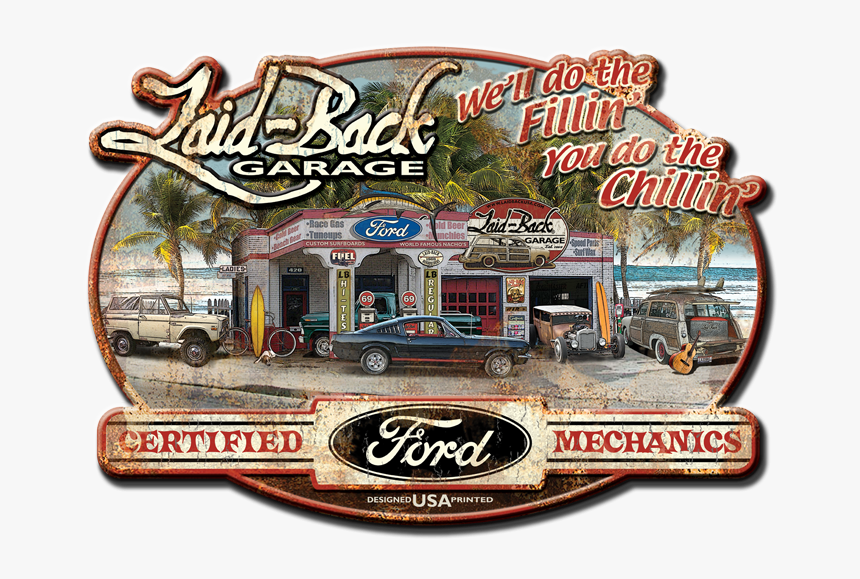 Ford Metal Sign, HD Png Download