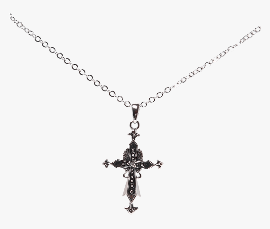 Ornate Medieval Cross Necklace - Necklace, HD Png Download