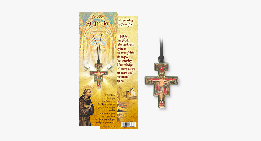 Card With St - San Damiano Cross, HD Png Download