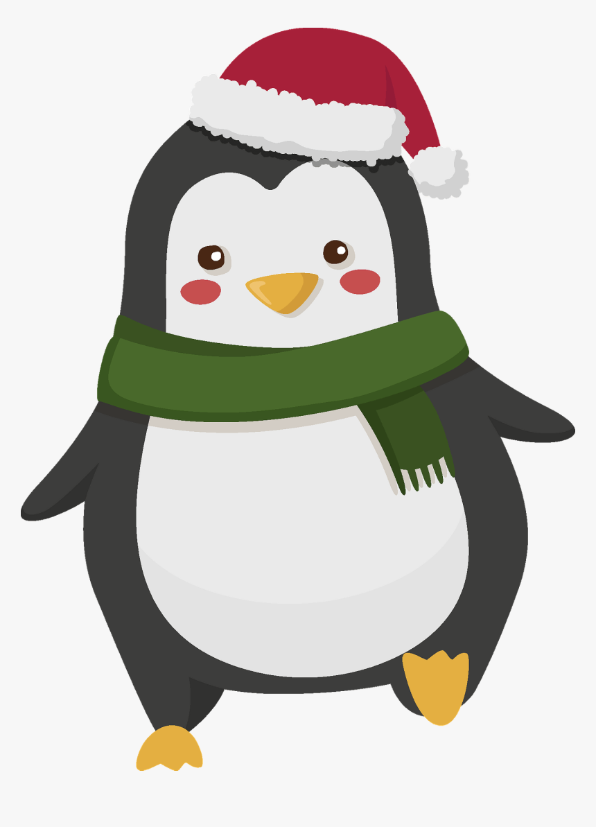 Christmas Penguin Png, Transparent Png