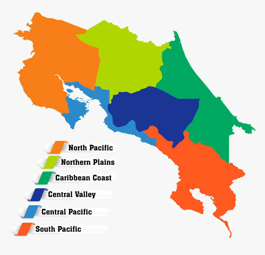 Pruebazonas Costa Rica Capital Map, HD Png Download , Transparent