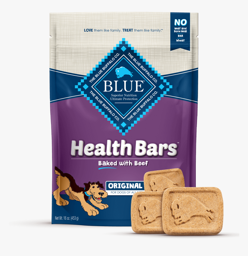 Blue Health Bars With Real Beef Dog Treats - Blue Buffalo Dog Treats Health Bars, HD Png Download