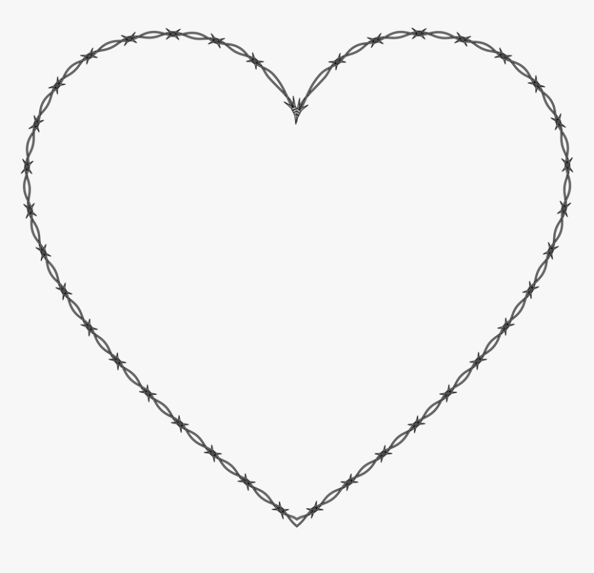 Line Art Drawing Heart Computer Icons - Heart With Dotted Line, HD Png Download
