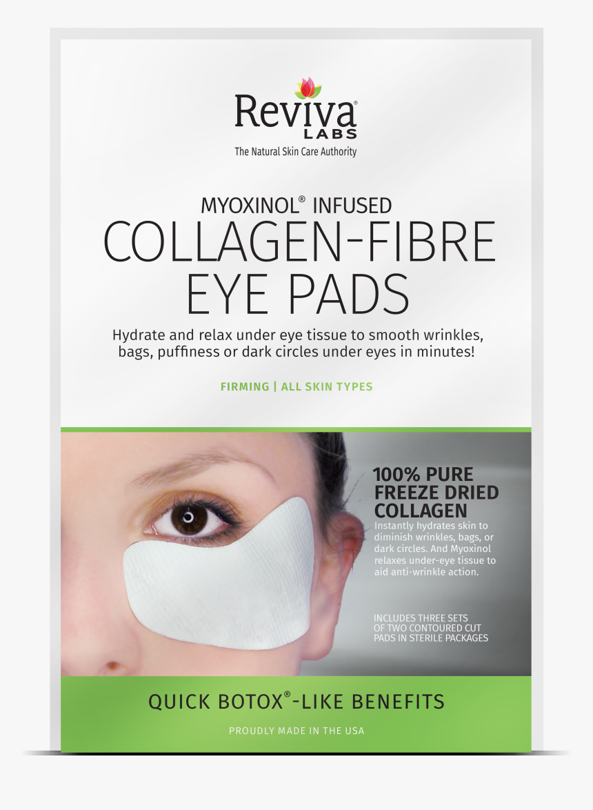 Collagen Fibre Eye Pads With Myoxinol, HD Png Download