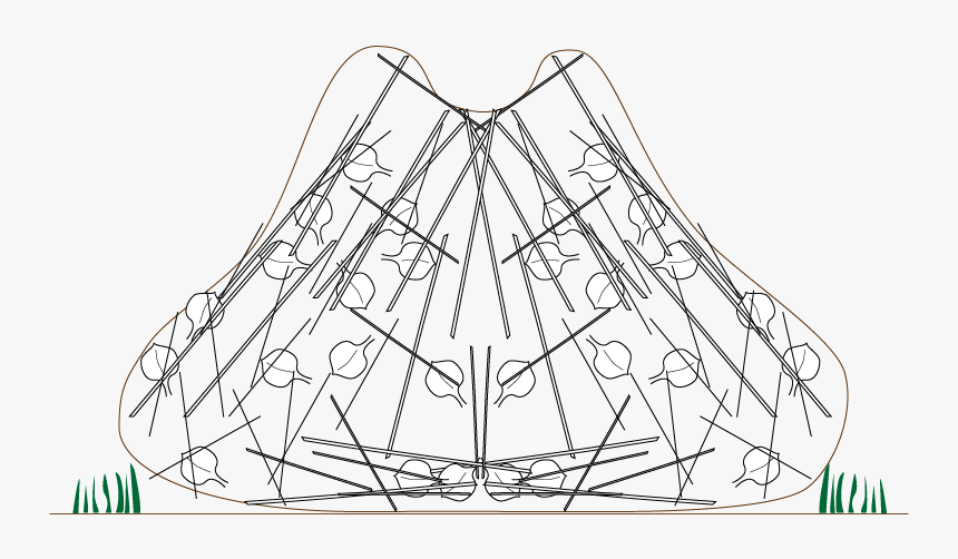 Compost Pile - Line Art, HD Png Download