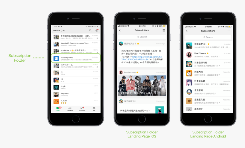 Wechat Service Subscription Account, HD Png Download
