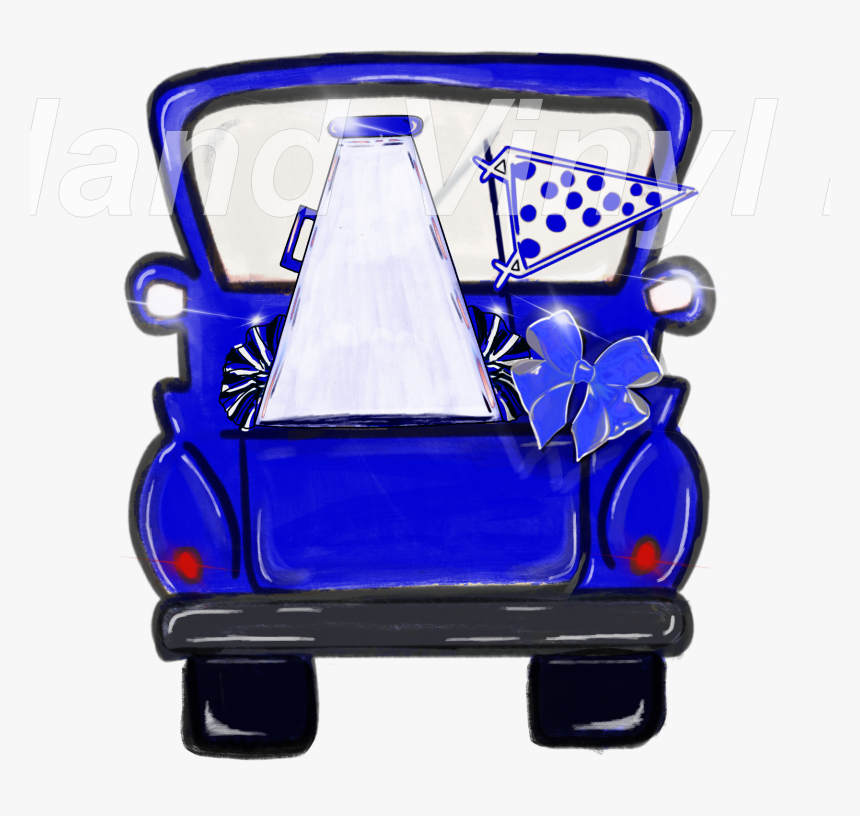 Red Football Cheer Truck, HD Png Download