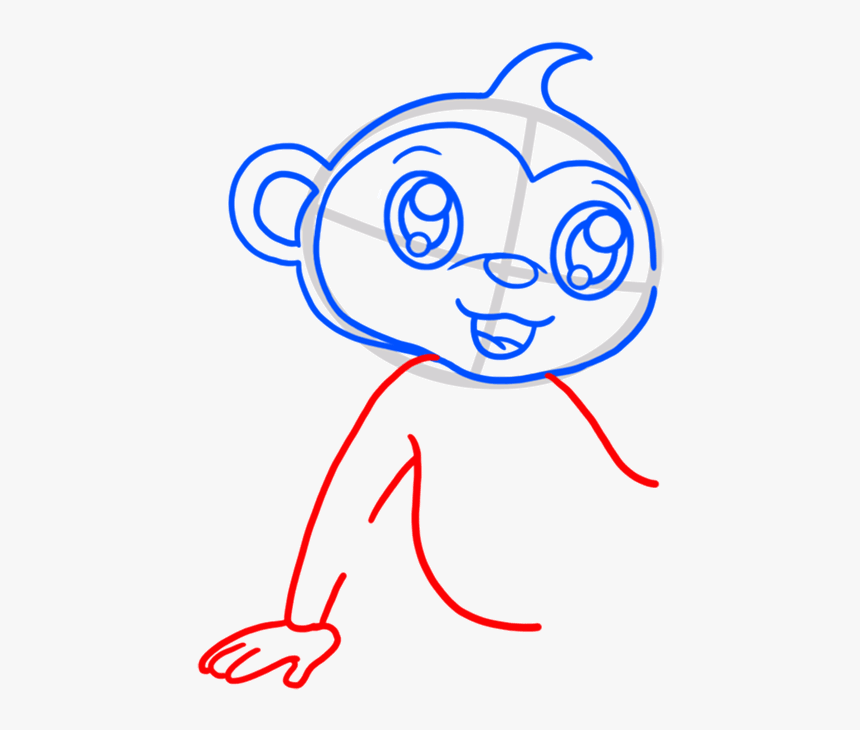 Банан Как Нарисовать Обезьяну, HD Png Download