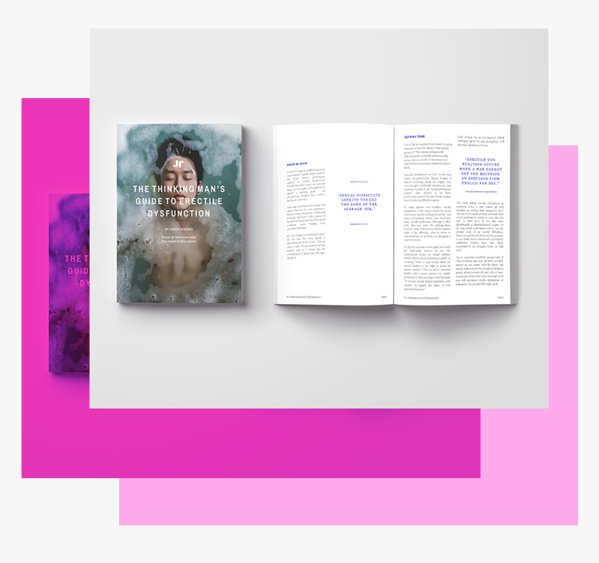 The Thinking Man’s Guide To Bedroom Anxiety / Sexual - Brochure, HD Png Download