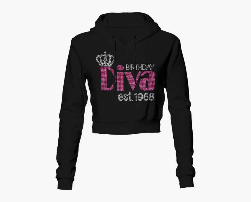 Black And Gold Cropped Hoodie, HD Png Download