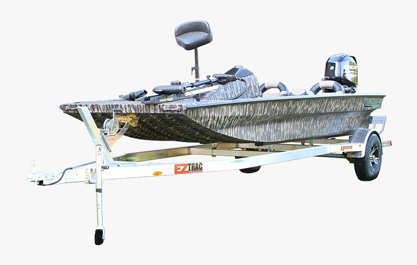 Rr Rrsc River Rat Front Side Angle Cut Out Motor Trailer - Bass Boat, HD Png Download