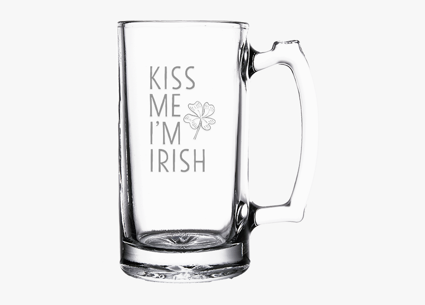 Kiss Me I M Irish Beer Mug 
title Kiss Me I M Irish - Have Abs They Are Just Hidden Under My Love For Beer, HD Png Download