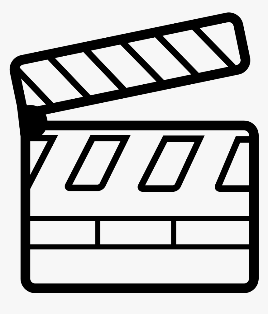 Cinema Clapperboard - Icon, HD Png Download