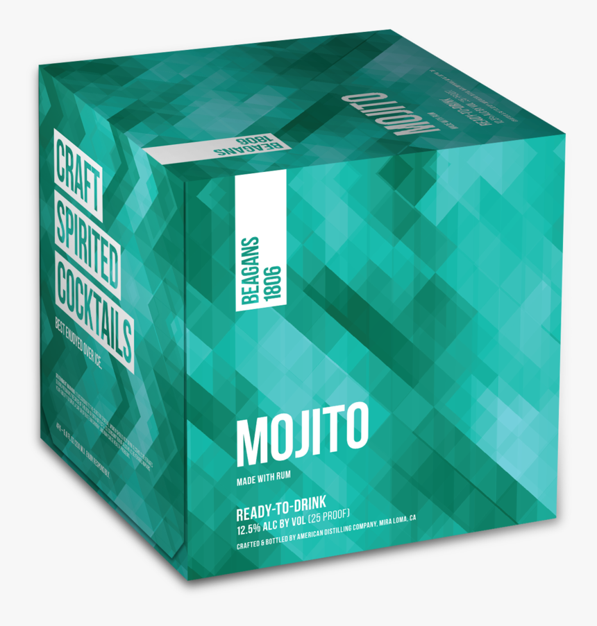 4pk Mojito Beagans1806 - Box, HD Png Download