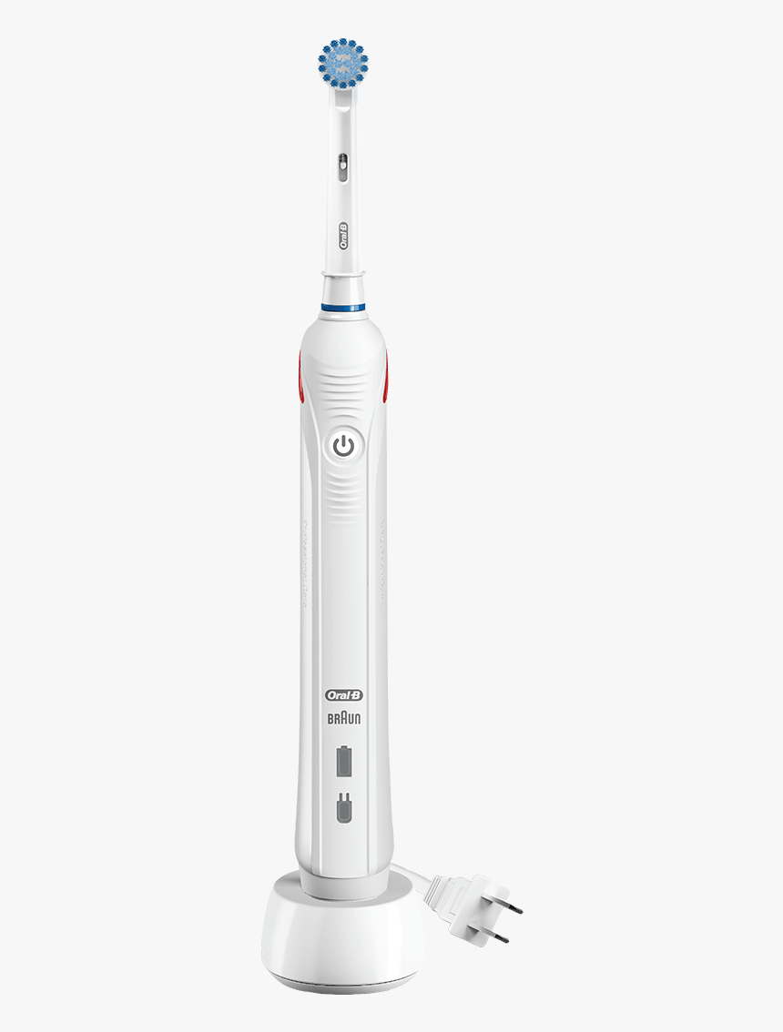 Oral-b Kids Electric Toothbrush With Coaching Pressure - White Electric Toothbrush, HD Png Download