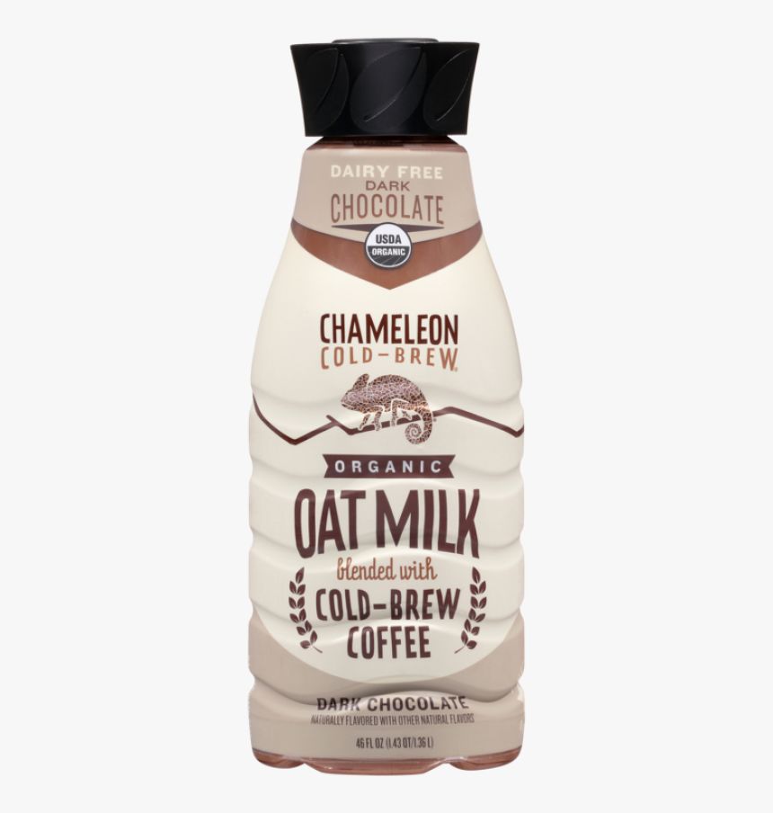 Chameleon Cold Brew Organic Dark Chocolate Oat Milk - Bottle, HD Png Download