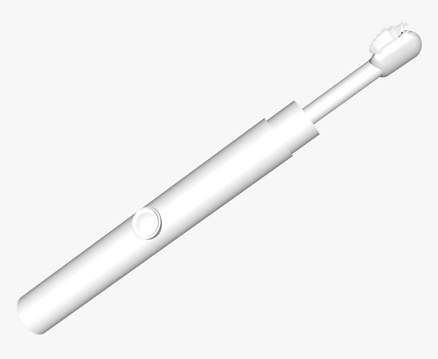 Toothbrush All White, HD Png Download