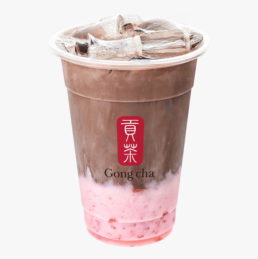 Strawberry Chocolate Milk Drink Gong Cha, HD Png Download , Transparent Png Image PNGitem