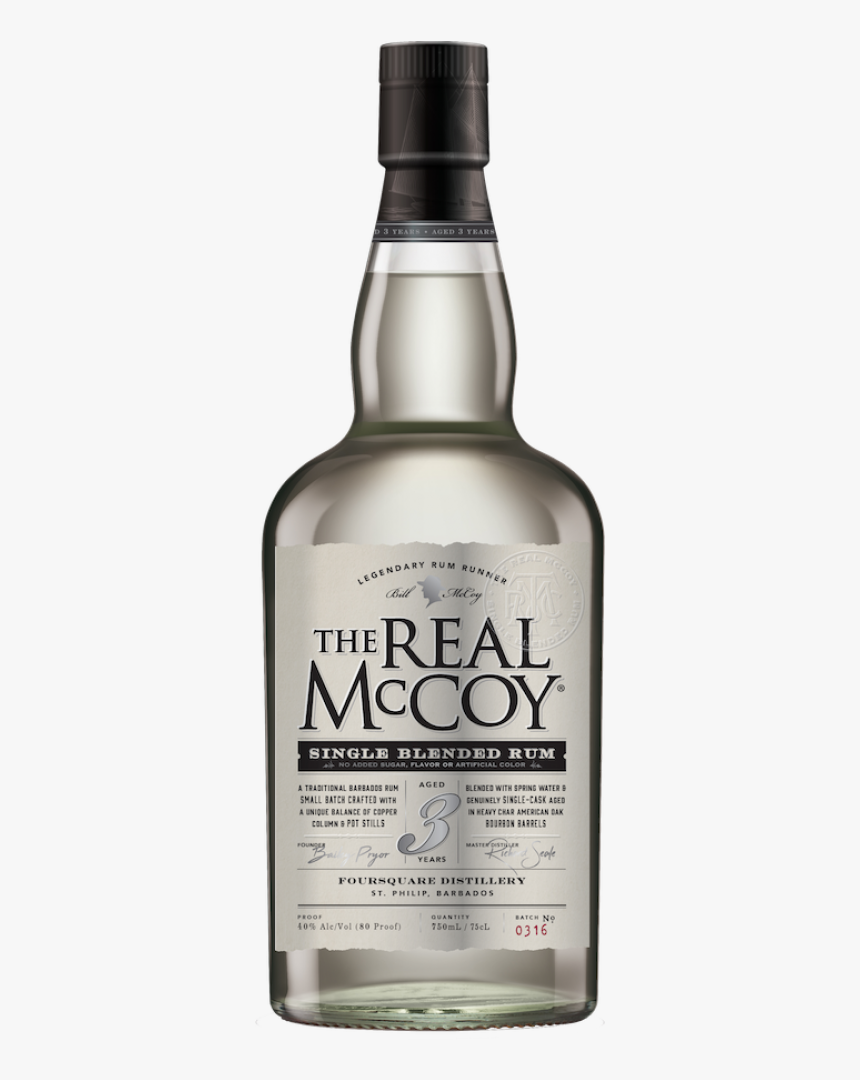 Real Mccoy White Rum, HD Png Download