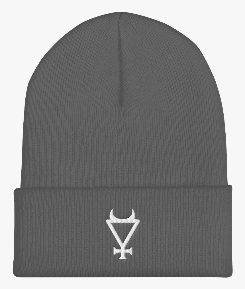 High Res Raw File Mockup Front Flat Black - Beanie, HD Png Download