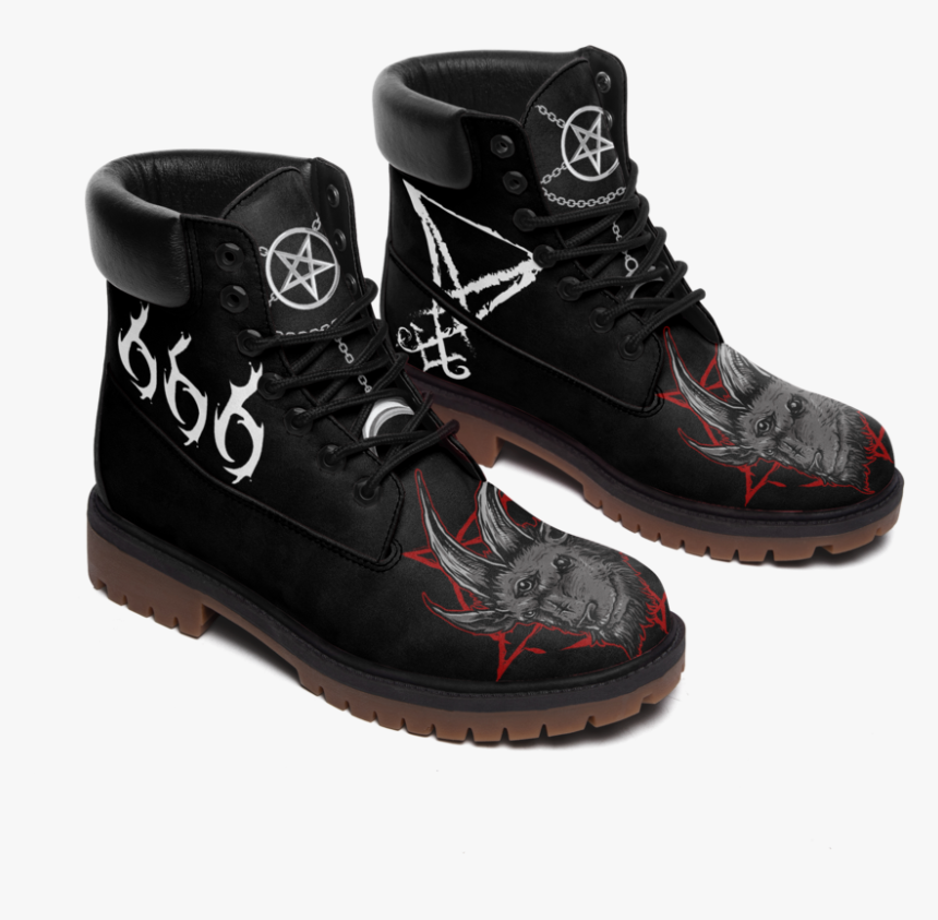 Satanic 1 All Season Boots 
 Class Lazyload Blur Up - Boot, HD Png Download