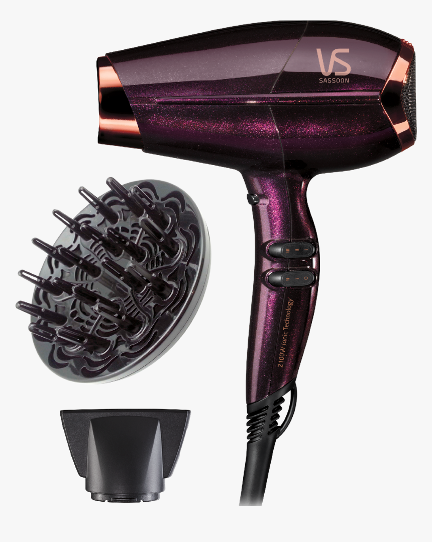 Vs Sassoon Curl Secret Multi Curl With Keratin Dryer - Vs Sassoon Keratin Protect Hair Dryer, HD Png Download