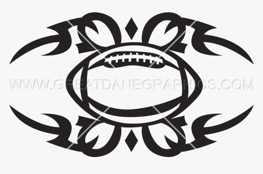 Tribal Football Clipart Graphic Freeuse Stock Tribal - Tribal Football, HD Png Download