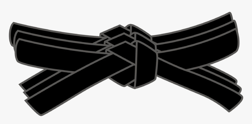 Black Belt Cartoon Logo, HD Png Download