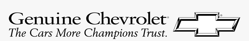 Chevrolet Genuine Logo Png Transparent - Parallel, Png Download