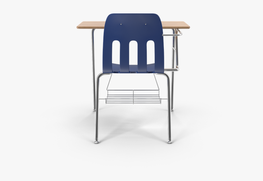 A Rendering Of A School Desk - Windsor Chair, HD Png Download