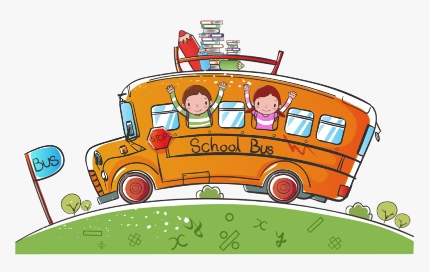 School Bus Bear Clipart, HD Png Download