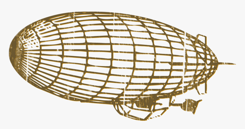 Zeppelin Transparent Background Png - Portable Network Graphics, Png Download