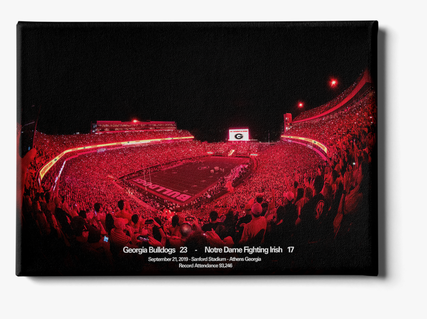 Sanford Red Lights Georgia Vs - Sanford Stadium, HD Png Download