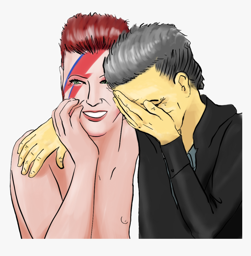 Face Man Facial Expression Nose Cheek Human Hair Color - David Bowie, HD Png Download