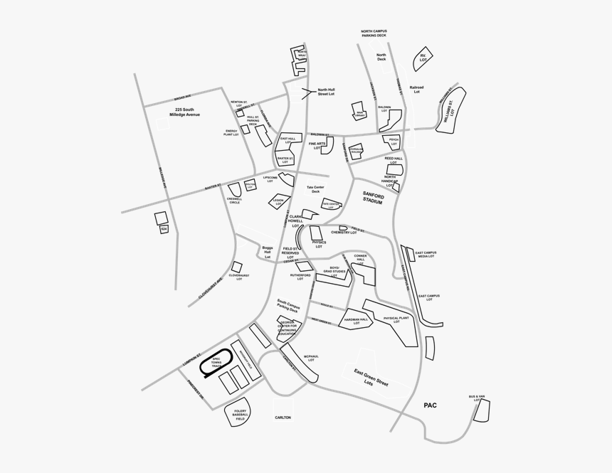 Sanford Stadium Parking, HD Png Download