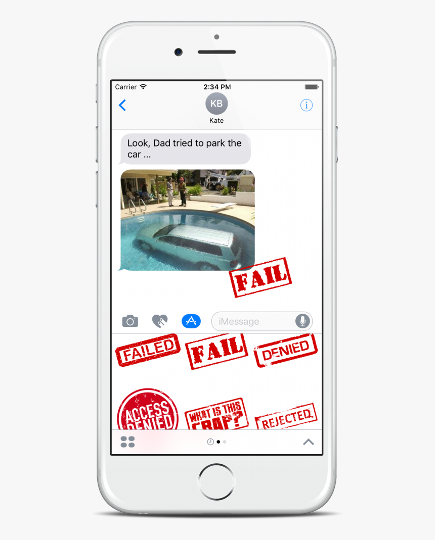 Denied Stamp, HD Png Download