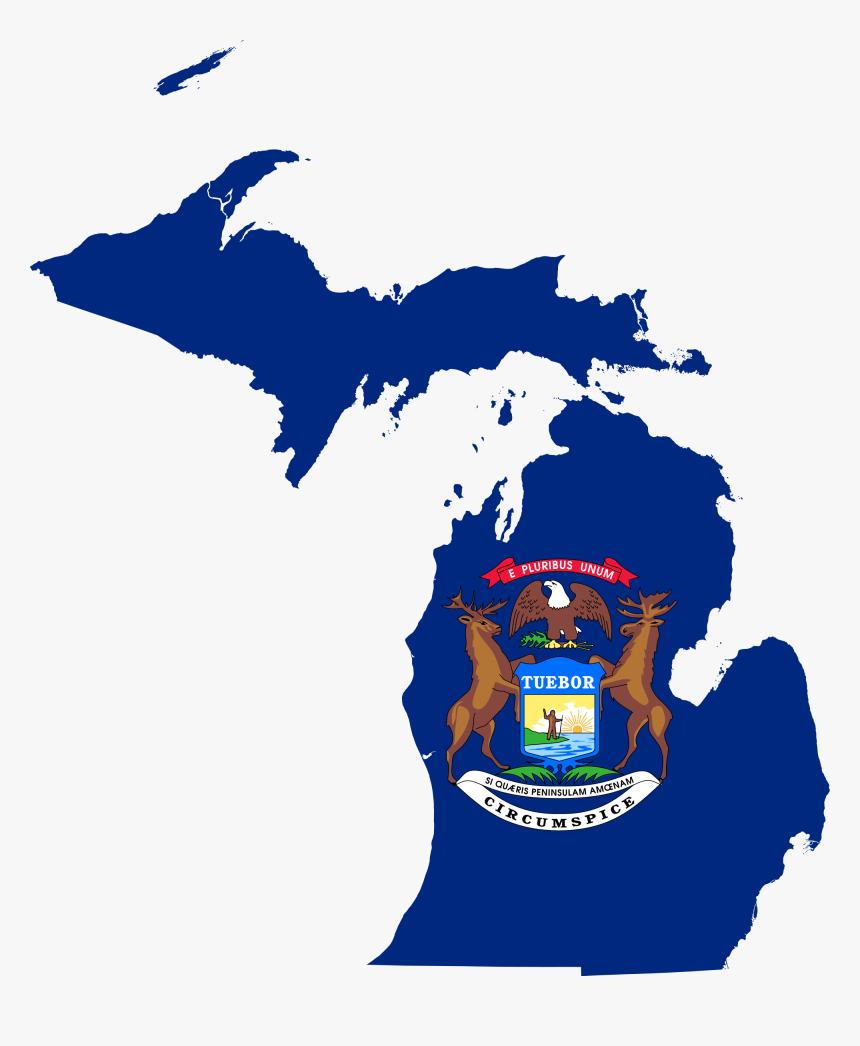 Michigan Map, HD Png Download