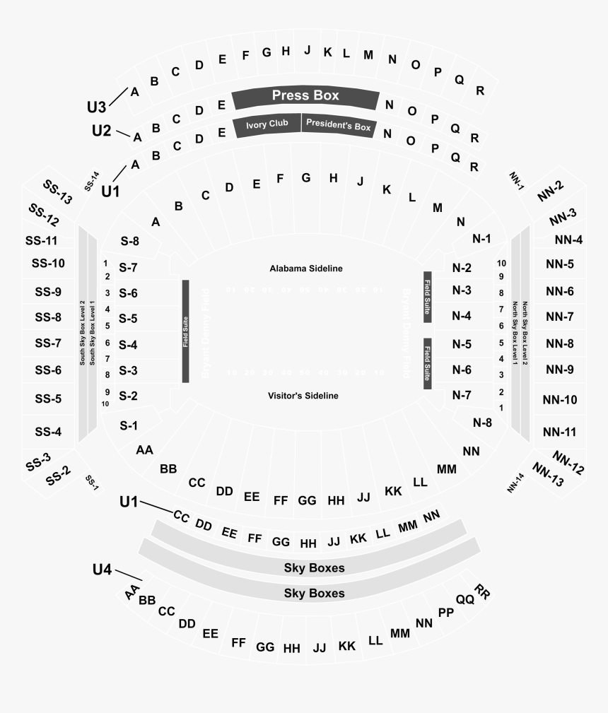 Bryant-denny Stadium, HD Png Download