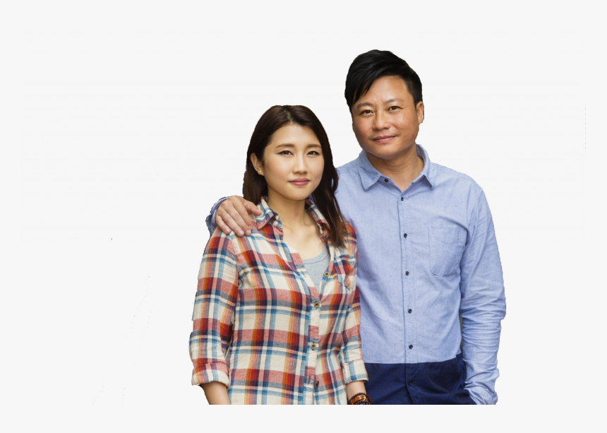 Asian Couple Png, Transparent Png