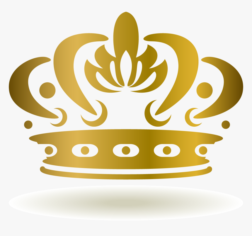 Gold Color Crown Png, Transparent Png