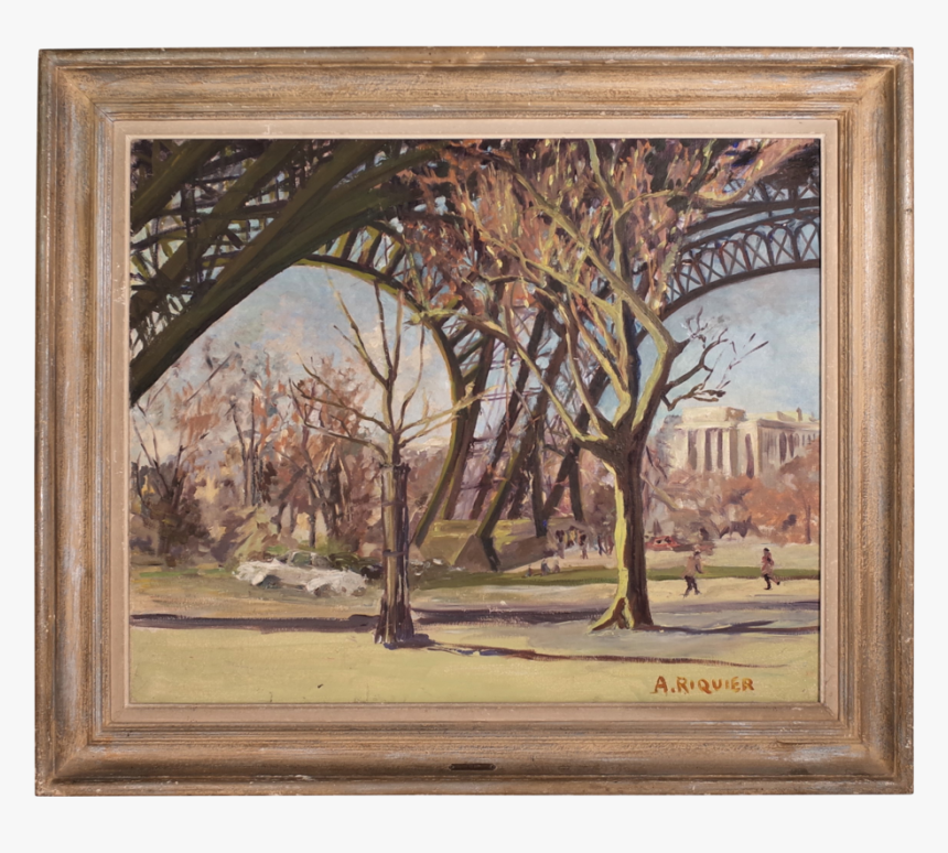 Oil Of Eiffel Tower - Picture Frame, HD Png Download