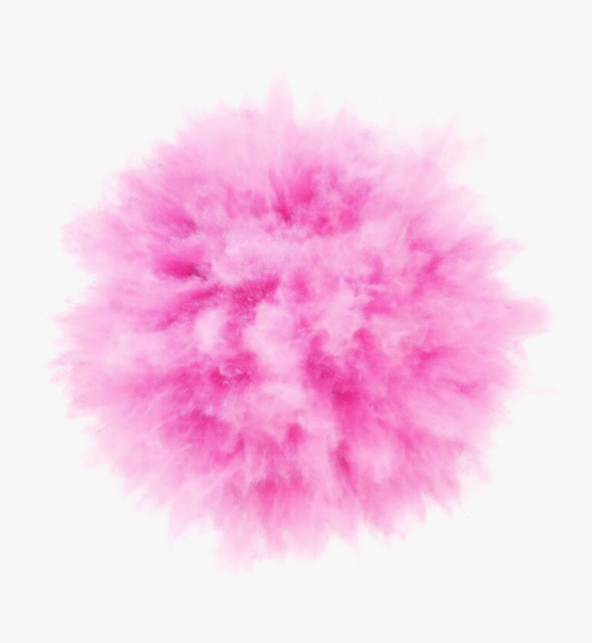 #puff #smoke #pink - Pink Smoke Transparent Background, HD Png Download