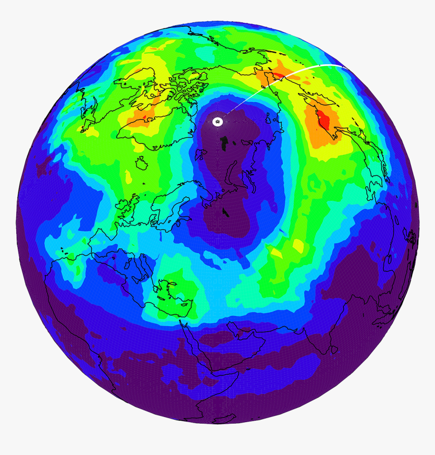 Ozone Hole Arctic, HD Png Download