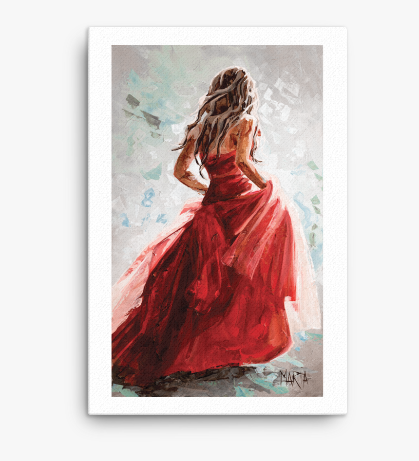 24 X 36 Canvas Print 
 Class - Mujeres Pinturas Al Oleo, HD Png Download