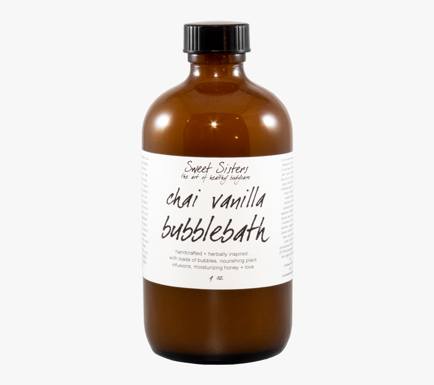 Herb Infused Gentle Sulfate Free Bubblebath - Glass Bottle, HD Png Download