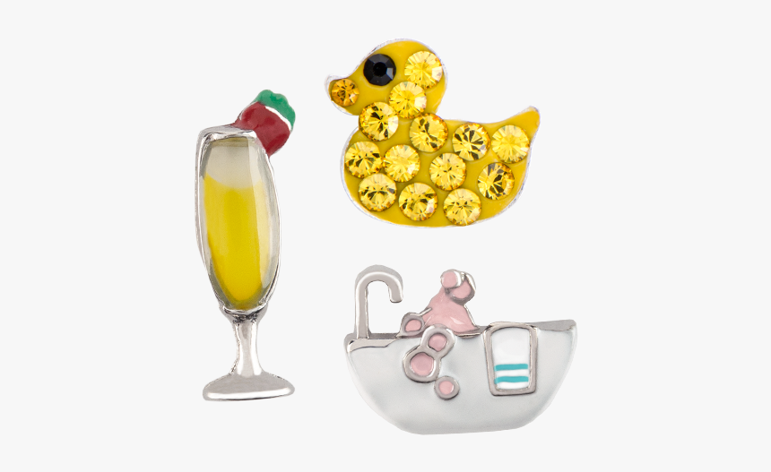 Origami Owl Duck Charm, HD Png Download