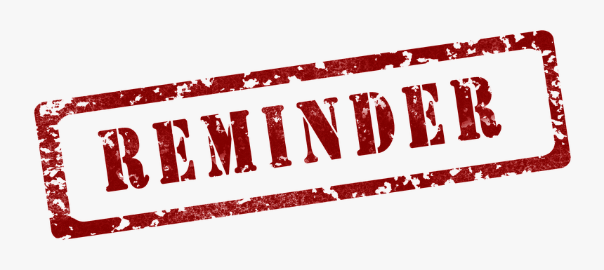 Reminder Clipart Stamp - Calligraphy, HD Png Download