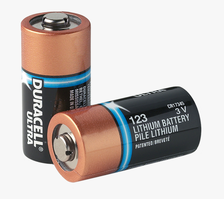 Aed Plus Type 123 Lithium Batteries - Duracell Battery 123, HD Png Download