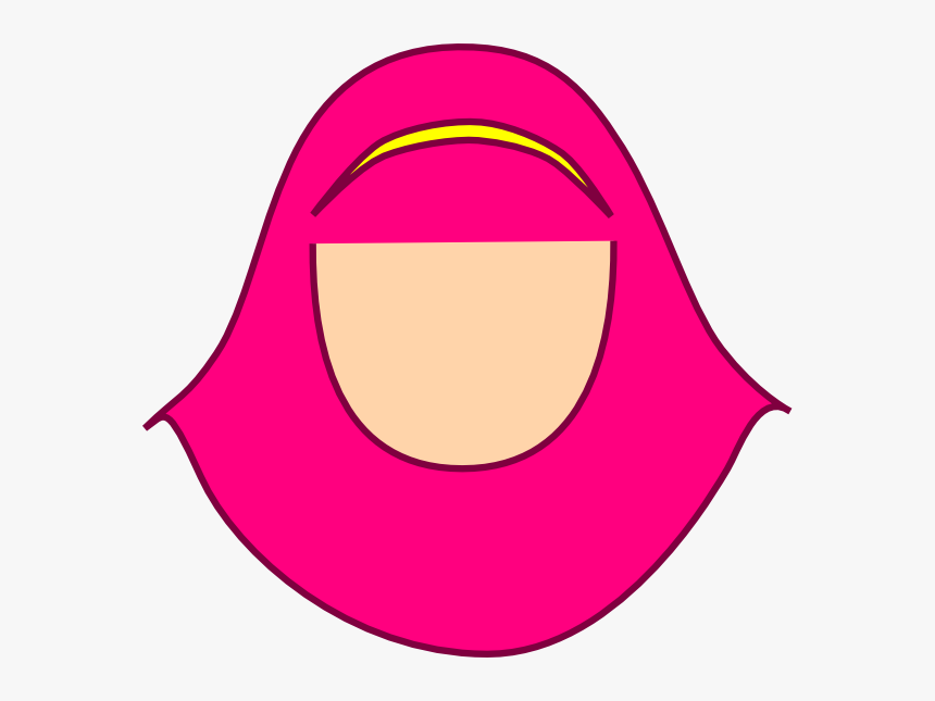 Clip Arts Related To - Scarf Muslim Clipart, HD Png Download