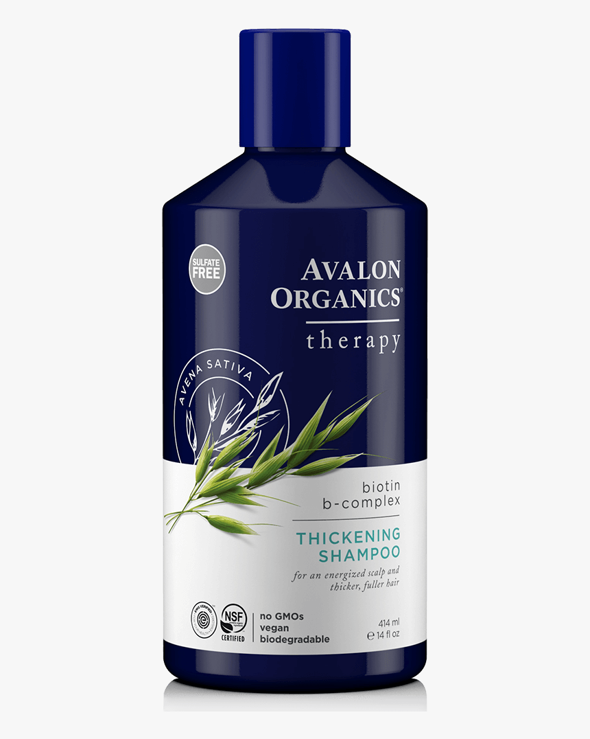 Hair Thickening Shampoo - Avalon Organics Dandruff Shampoo, HD Png Download